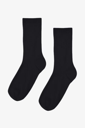 Women Classic Organic Sock - Deep Black