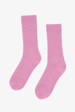 Merino Wool Blend Sock - Cherry Blossom