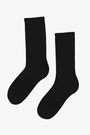 Organic Active Sock - Deep Black